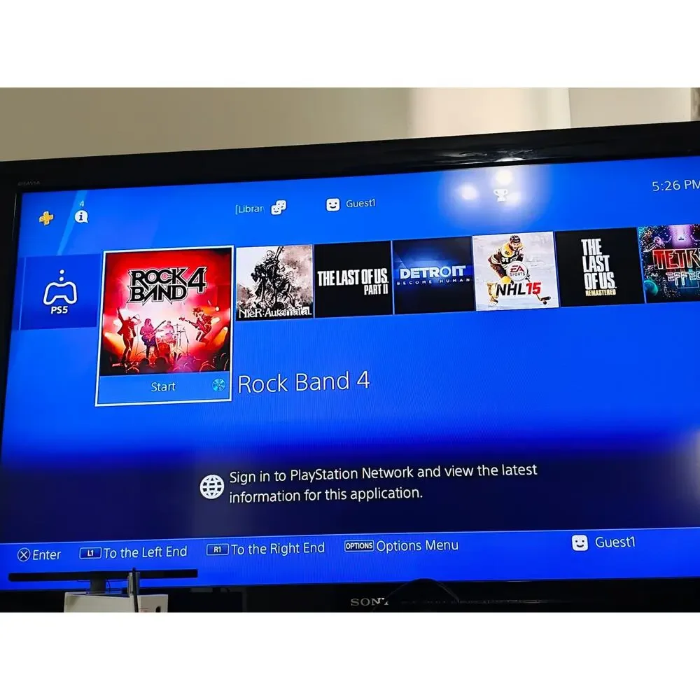 Rock Band 4 Plus Rivals Expansion PS4 Tested Working